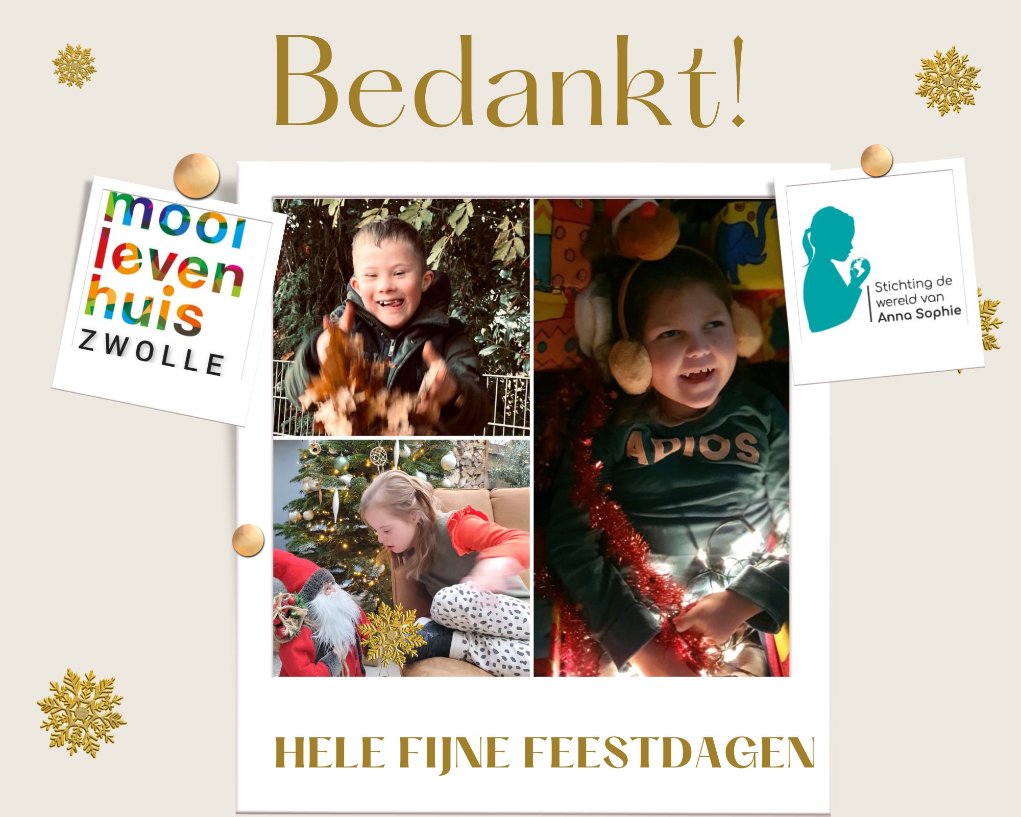 Bedankt donateurs! - De wereld van Anna Sophie